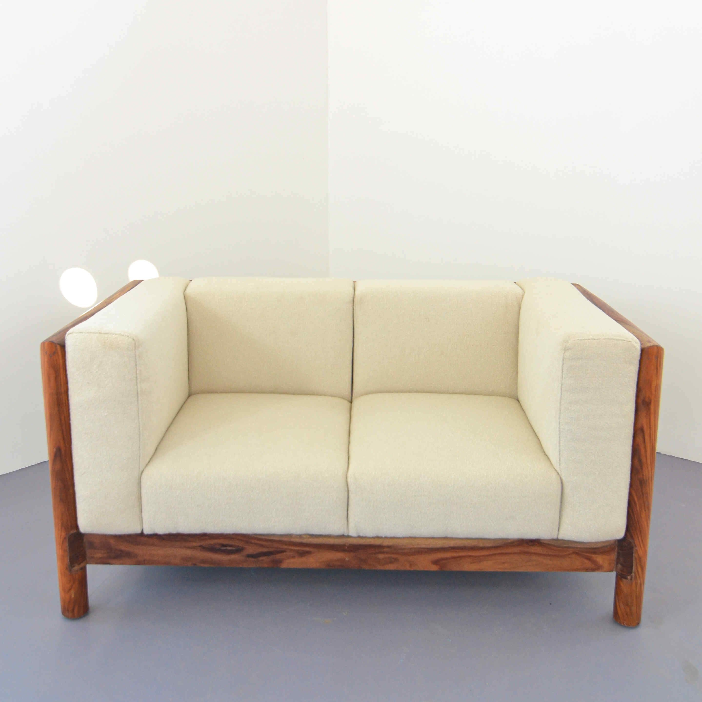 Snowy  Love Seat